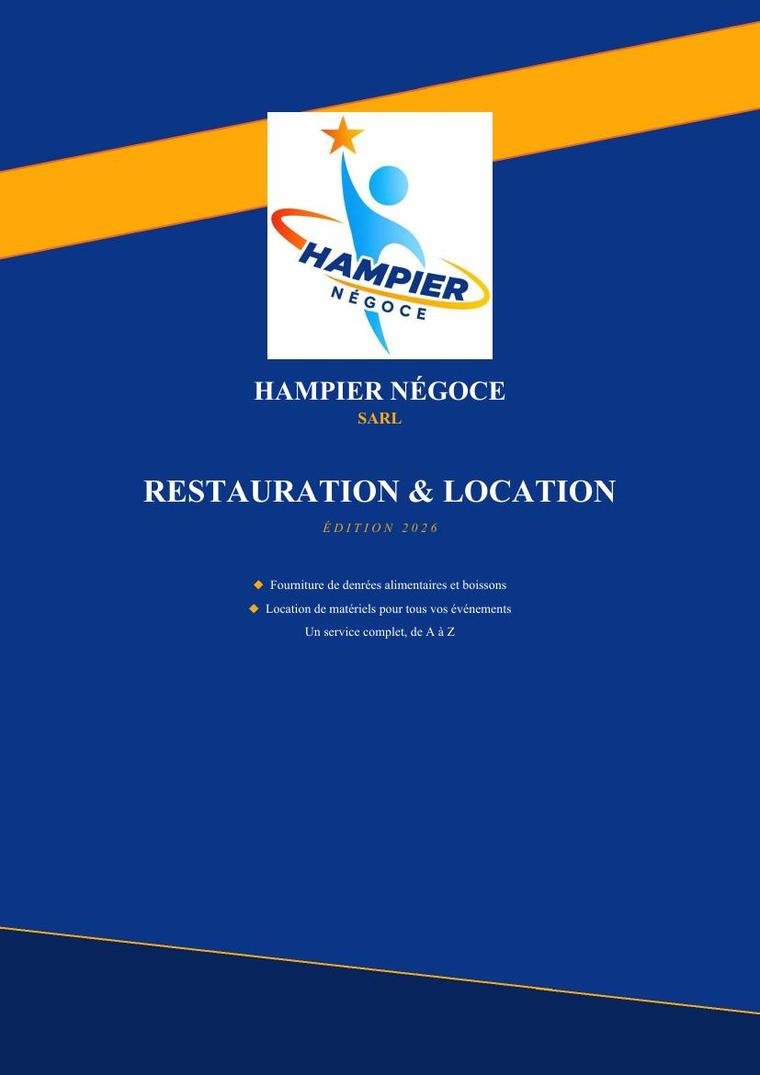 Page 1 du catalogue Restauration & Location